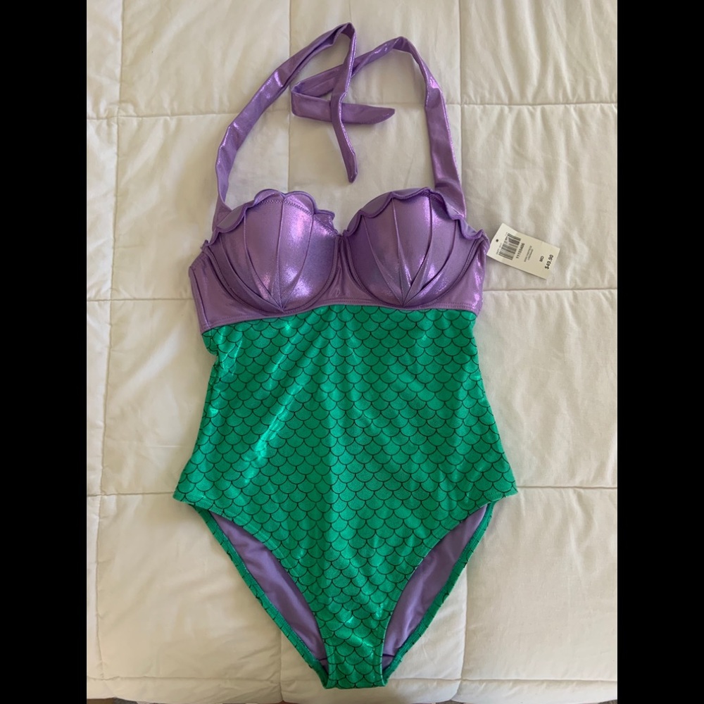 Hot Topic Mermaid Swimsuit One Piece NWT